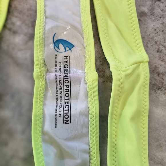 Lucky Brand Yellow Bikini Set NWT women’s medium - Picture 4 of 8